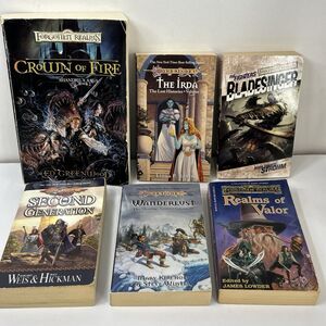 Forgotten Realms Dragonlance Books Lot Crown of Fire Irda Wanderlust Realm Valor